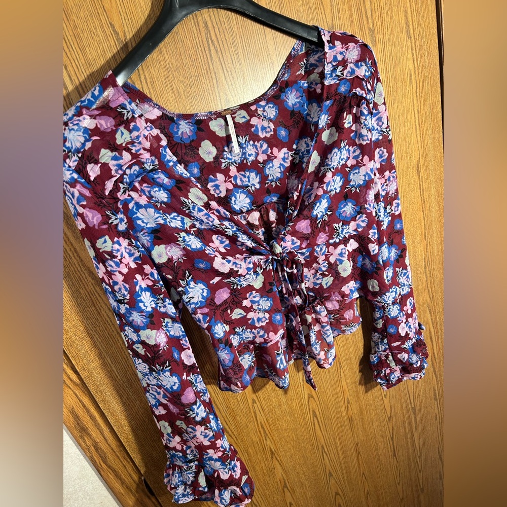 Free People Maybel Floral Blouse - Picture 4 of 6